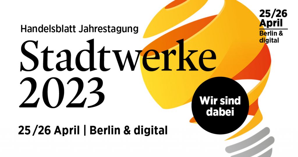 Veranstaltungslogo Handelsblatt Jahrestagung Stadtwerke 2023